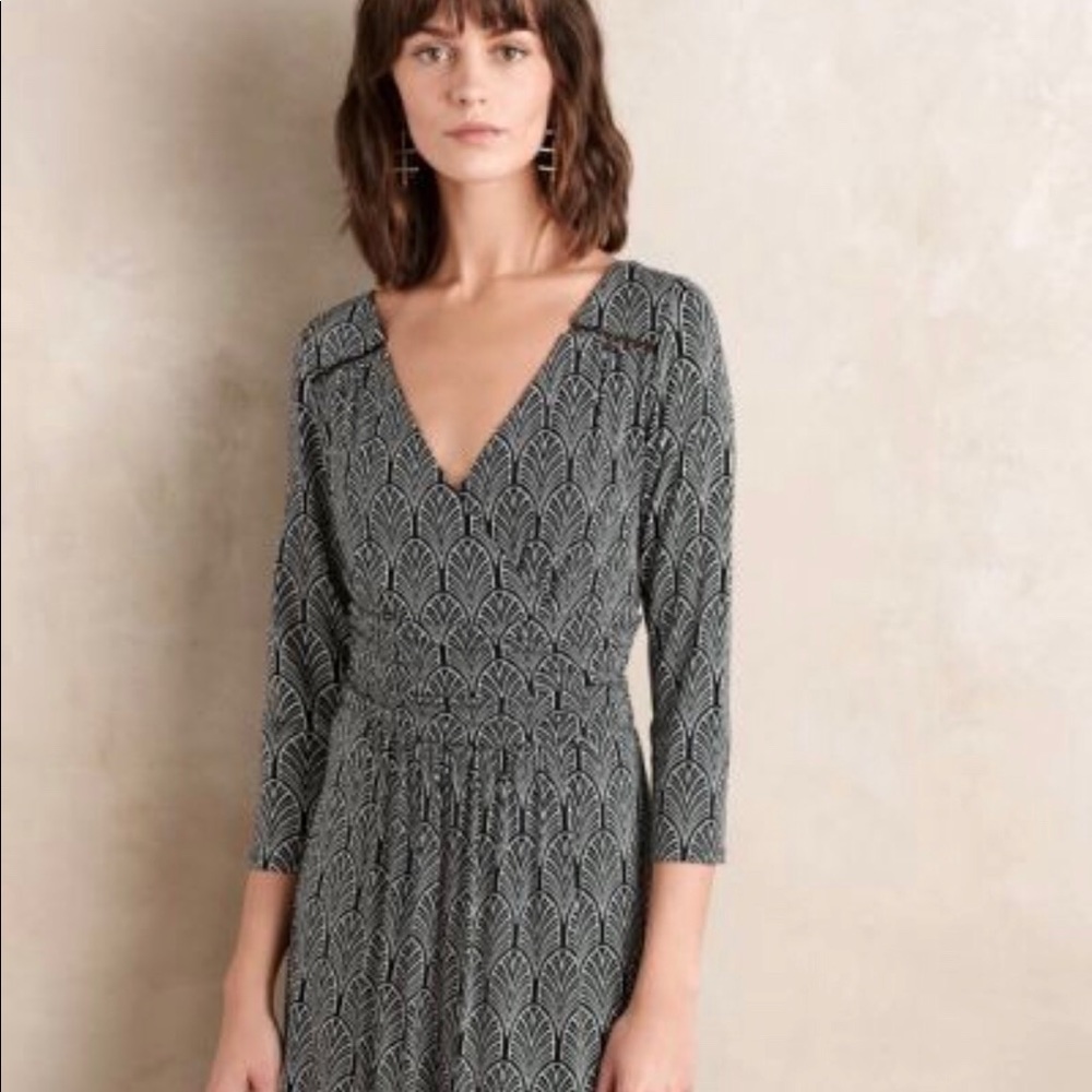 Anthropologie Maeve Galena Midi Dress